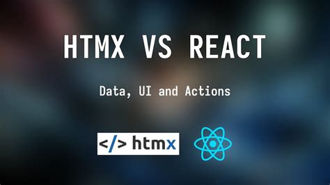 js is great to build SPAs, very clean and organized and you won't have a lot of long-term maintenance problems (like AngularJS, for example). . Htmx vs react